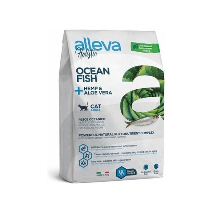 Alleva HOLISTIC cat adult ocean fish & hemp & aloe vera 10 kg